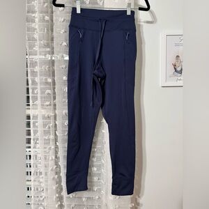 Navy Blue Jogger Leggings